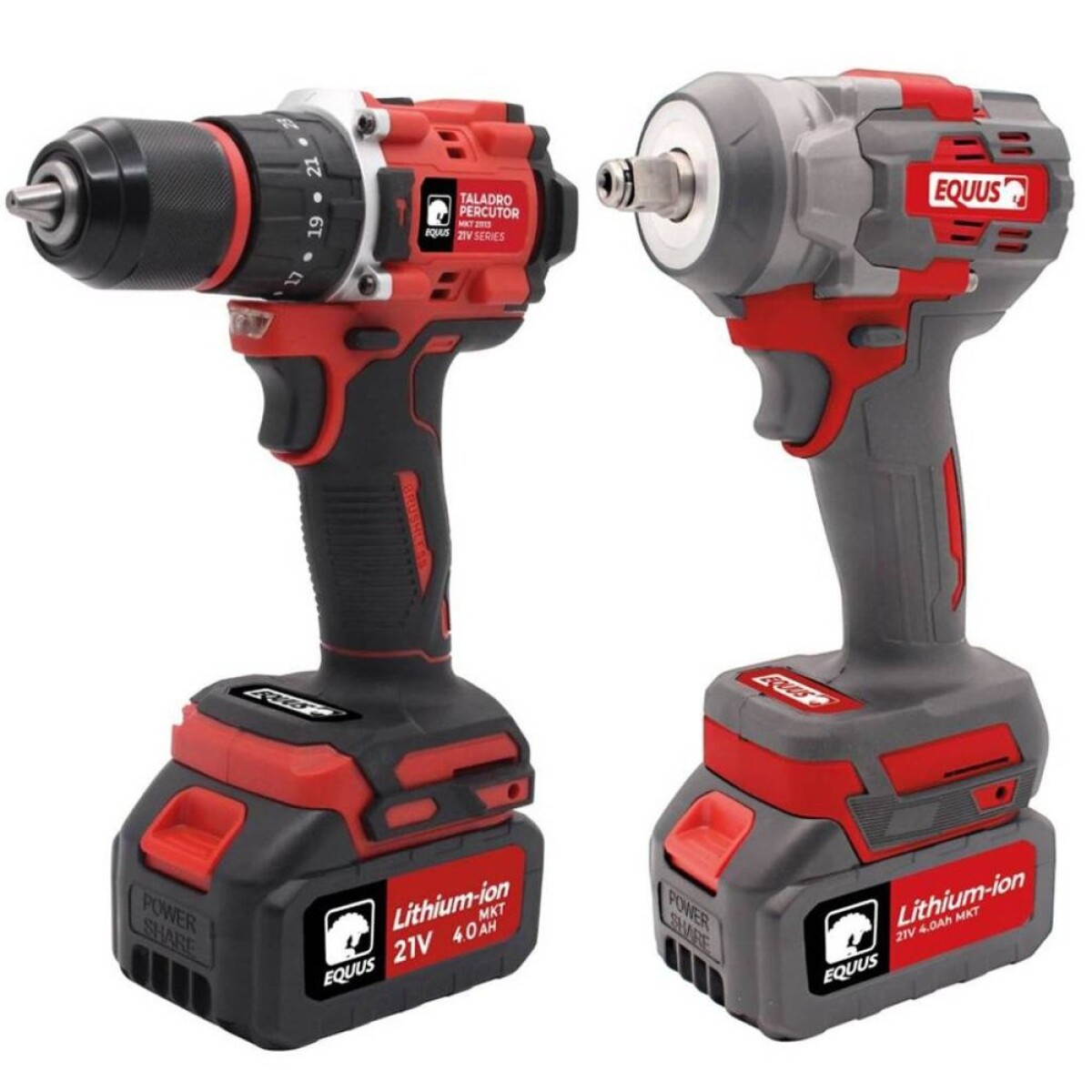 COMBO EQUUS TAL. PERCUTOR DE 13 MM + ATOR. DE IMP 1/4" 