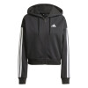 Campera Buzo Adidas de Mujer - JE0052 Negro-blanco