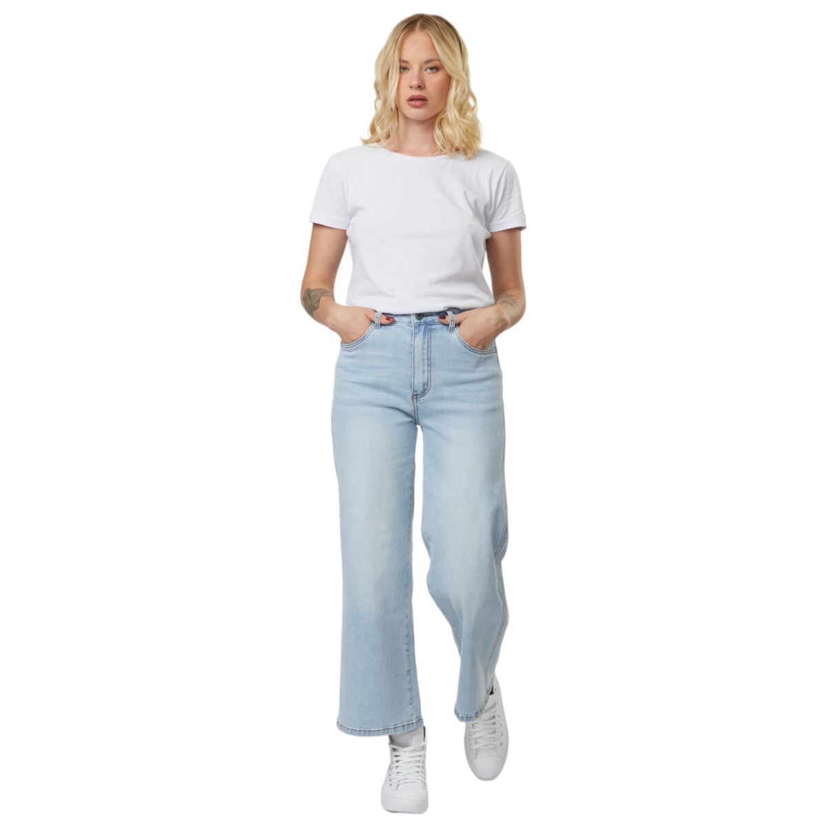 Pantalón de Jean UFO Paris Azul - Azul 