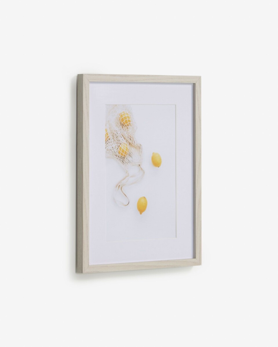 Cuadro Leyla - bolsa con limones 30 x 40 cm 