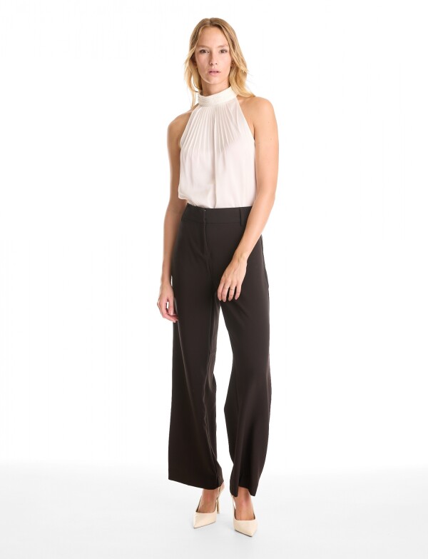 Pantalon Wide Leg NEGRO