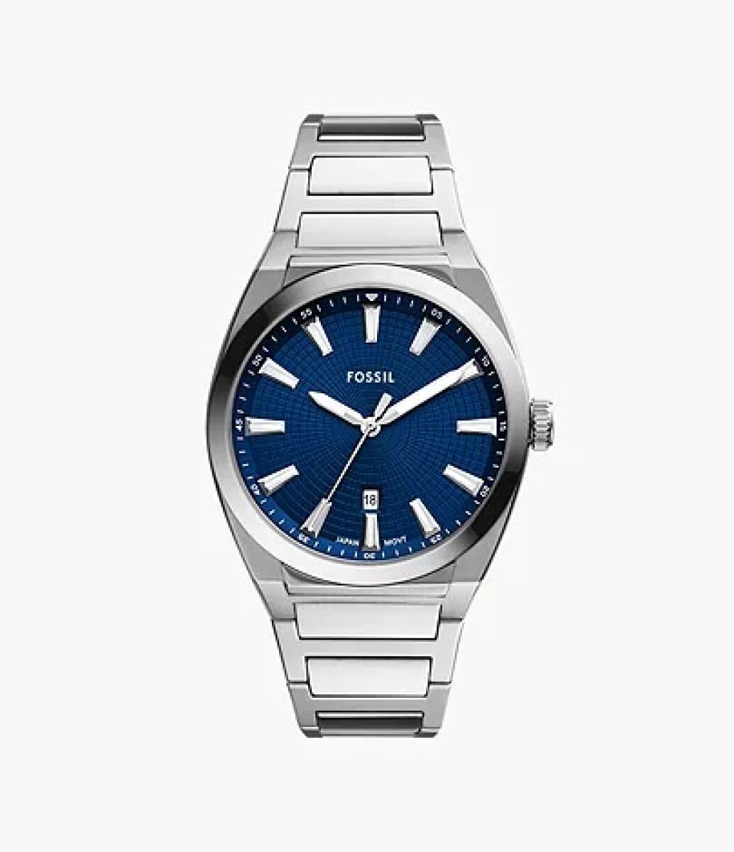 Reloj Fossil Everett Acero Plata FS5822 