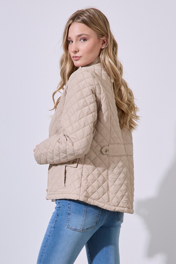 Campera Capitoneada BEIGE