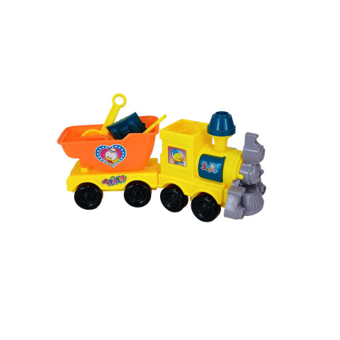 Locomotora con accesorios de playa Locomotora Con Accesorios De Playa