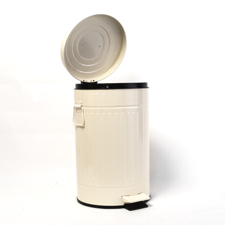 PAPELERA NATURAL/BEIGE ACERO INOXIDABLE BIN 13L OFF WHITE