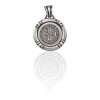 Dije Colgante San Benito-Plata 925 -Con Nacar-CP4381 conpiedra