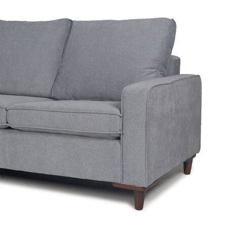 Rinconera Sevilha - Tela Microfibra - Chaise Izquierda AA-13 (Gris)