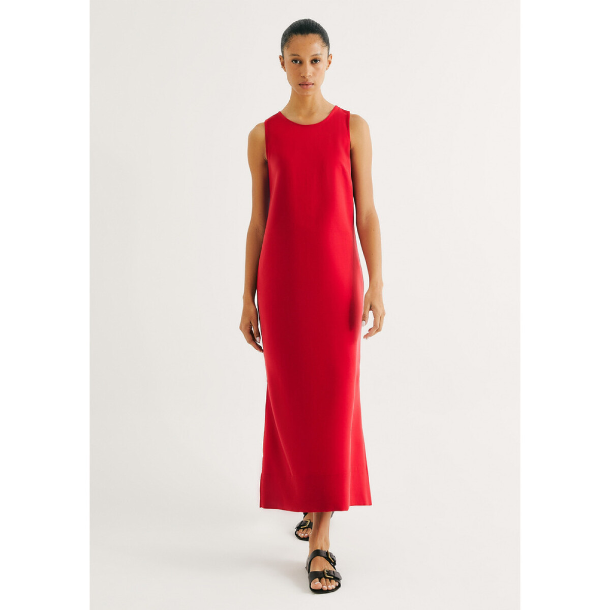VESTIDO FEM - VERMELHO MEDIO 