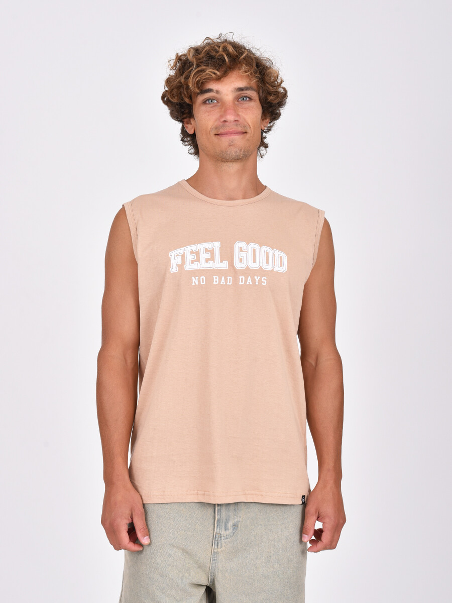 MUSCULOSA LETTERS - BEIGE 