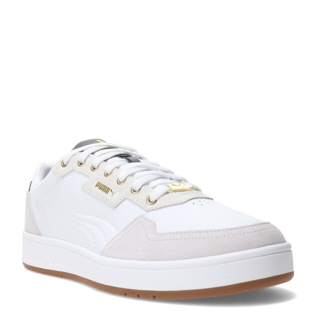 Championes de Hombre Puma Court Classic Lux SD Blanco - Gris - Dorado