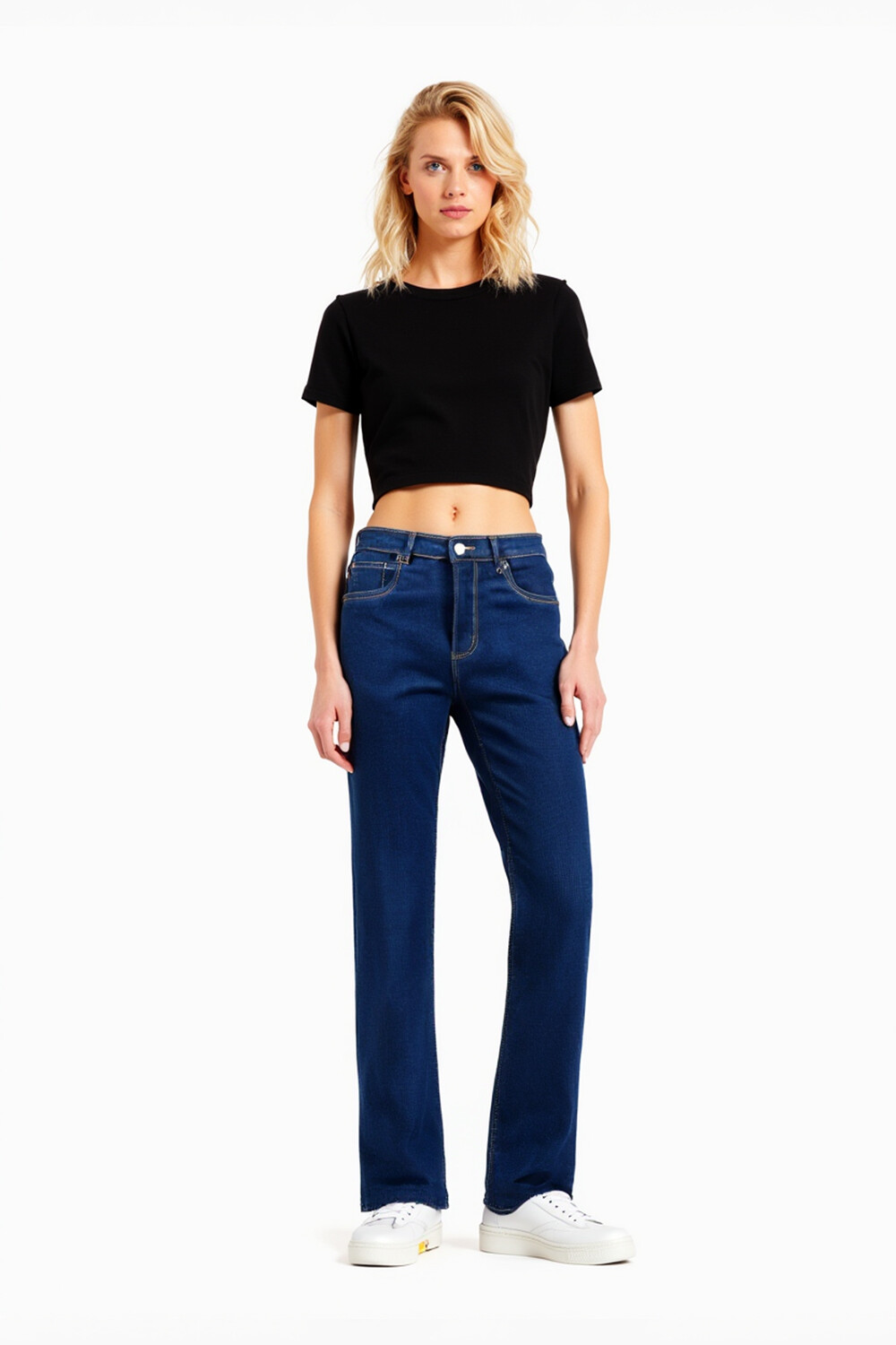 Pantalon Camel Azul Oscuro