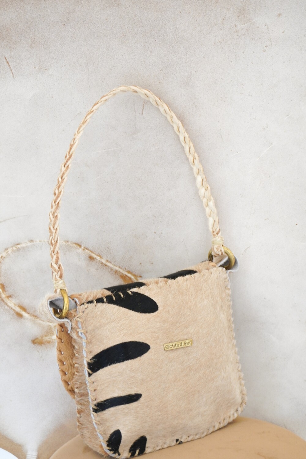 Cartera Lady Bag Zebra Beige