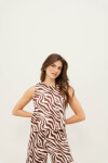 BLUSA ARIA REDDISH BROWN ZEBRA BLUSA ARIA REDDISH BROWN ZEBRA