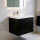 MUEBLE DE BAÑO NEGRO AQUALIA 60x48x50cm NEGRO