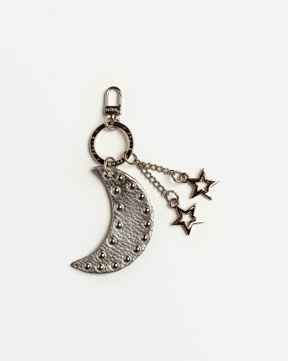 Llavero Starry Night en cuero graneado metalizado - Metalizado 