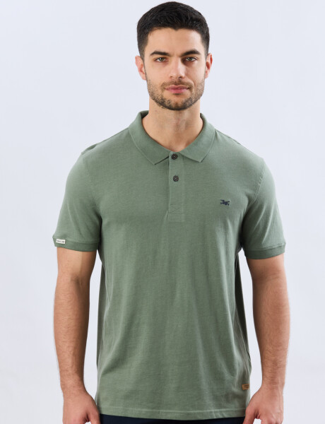 REMERA POLO LISA JERSEY Verde