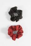 Set de gomitas scrunchie vichy multicolor