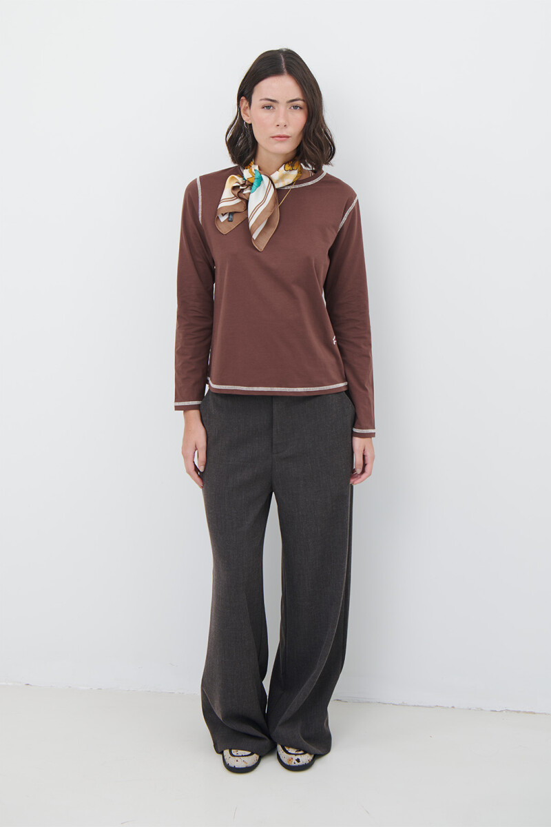 PANTALON MELANGE GRAFITO