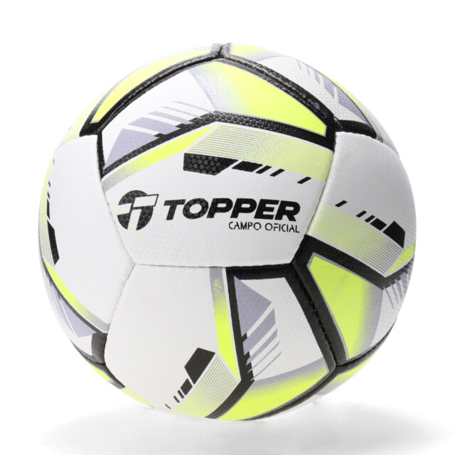 Pelota Topper Vector IV Blanco - Negro - Amarillo Fluo