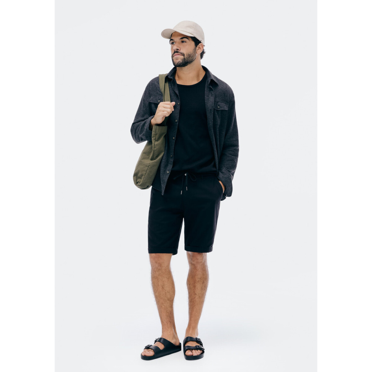 BERMUDA MASC - PRETO ESCURO 