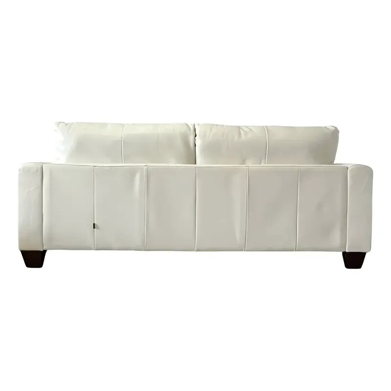 SOFA 100% CUERO - MODELO BLANC - 3 CUERPOS - BLANCO OPACO - MERCADERIA CON DETALLES - SOFA 100% CUERO - MODELO BLANC - 3 CUERPOS - BLANCO OPACO - MERCADERIA CON DETALLES -