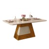 Mesa de Comedor Dala Blanco/ Marron