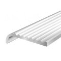 PERFIL ALUMINIO ESTRIADO PARA MOQUETTE - MT PERFIL ALUMINIO ESTRIADO PARA MOQUETTE - MT