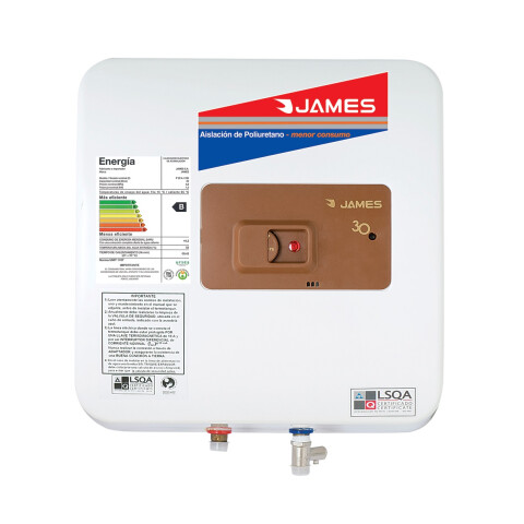 CALENTADOR DE AGUA JAMES COBRE 30 LTS CALENTADOR DE AGUA JAMES COBRE 30 LTS