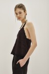 Top Daisy Studs Negro