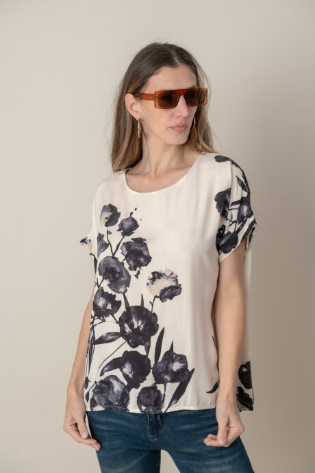 BLUSA NEREIDA Negro