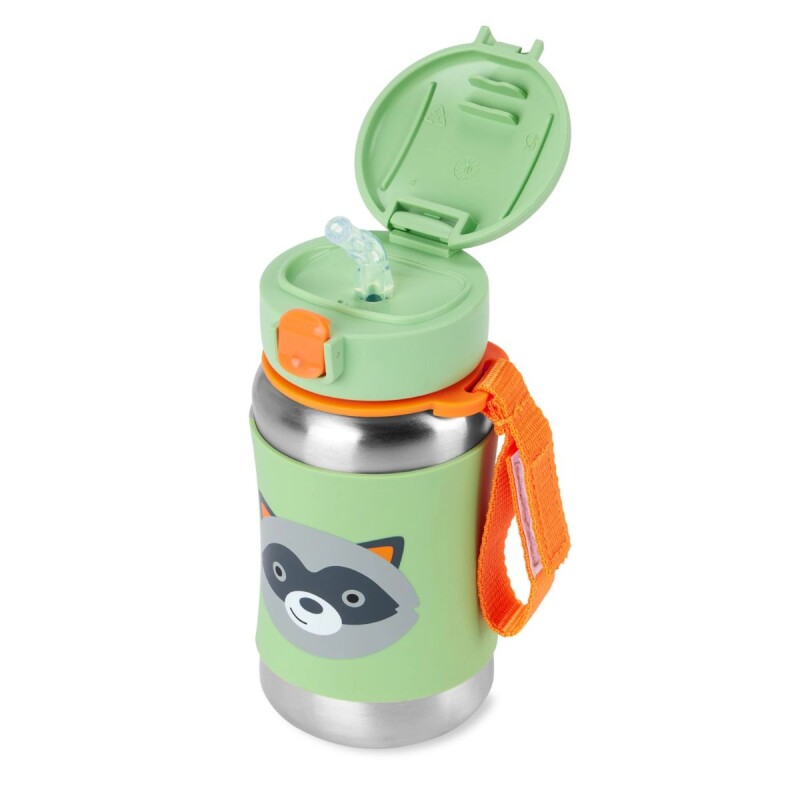 Botella infantil de acero inoxidable Mapache