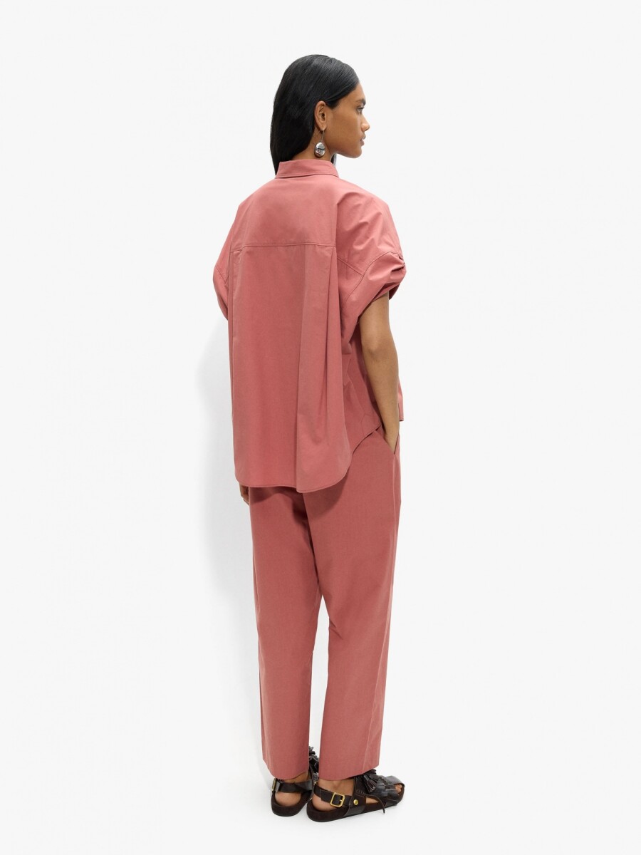 Pantalón Cintura Elástica 100% Algodón coral
