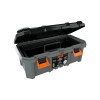 CAJA DE HERRAMIENTAS METASUL NARANJA Y NEGRA 18,3" Gris