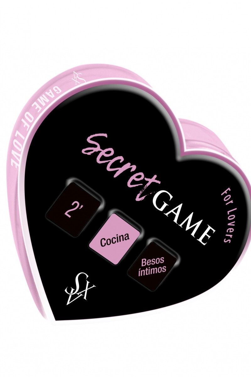 Secret game: incluye tres dados de juego negro