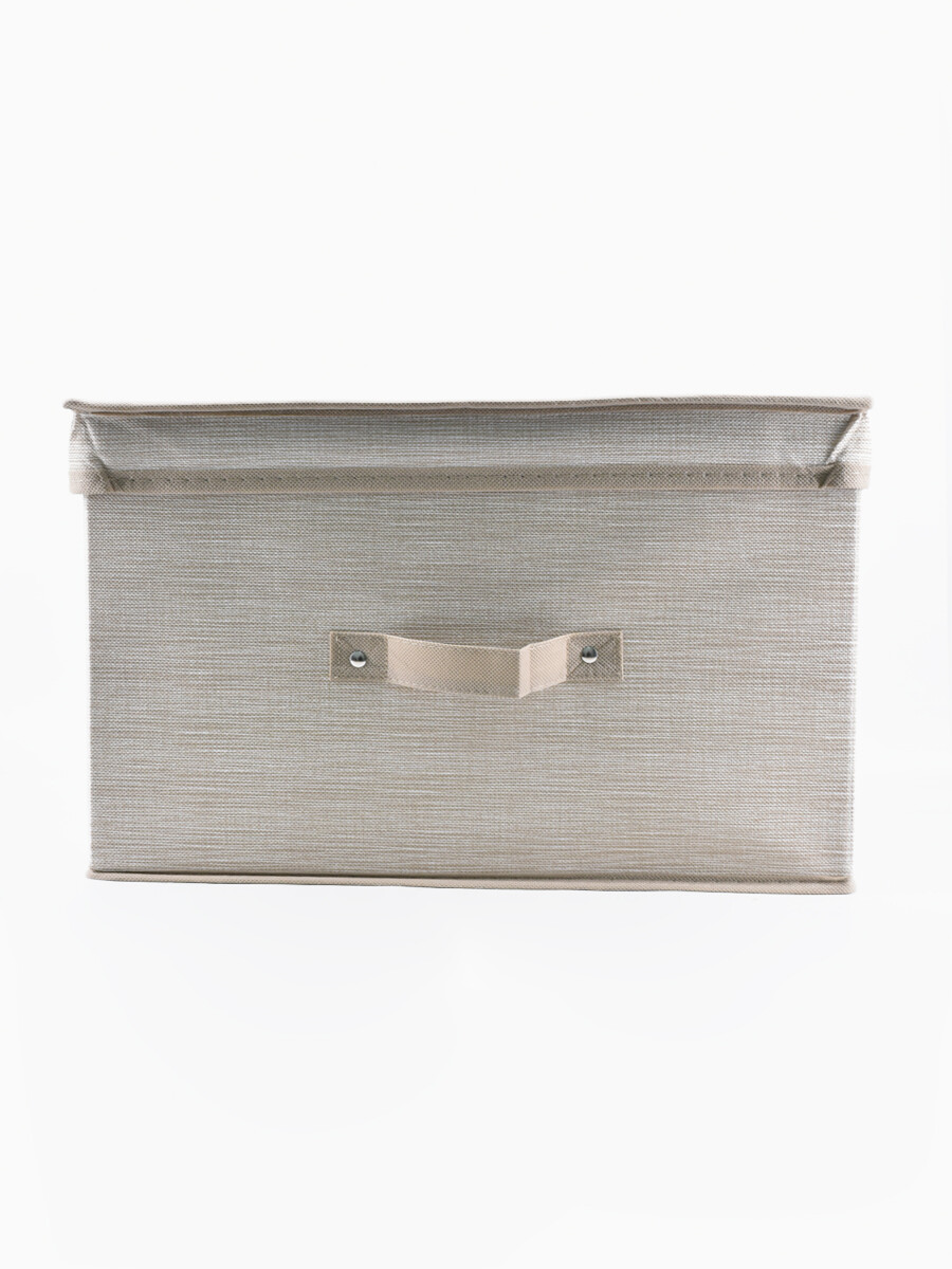 CAJA ORGANIZADORA BEIGE TNT - BEIGE 