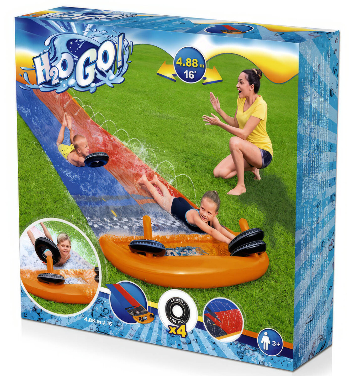 Deslizador de agua inflable Bestway 