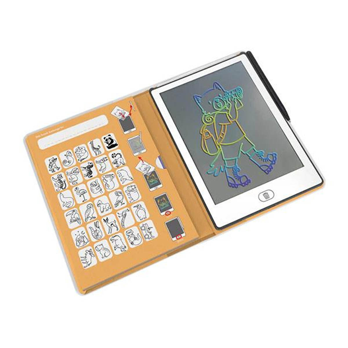 Tablet de dibujo LDC Kidydraw Kidywolf - Animales 
