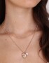 Collares Cortos Con corazón Collar Corto Con Corazón - Dorado