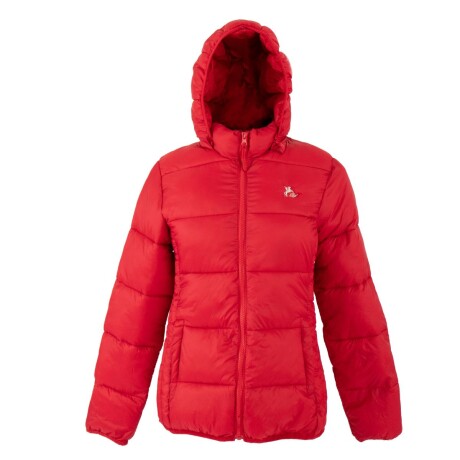 Campera Acolchada Clásica Hombre Roja