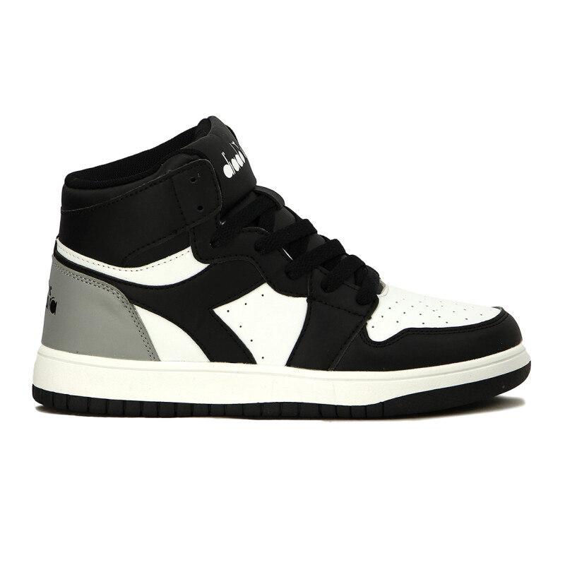 Diadora Lifestyle Milano Mid Masculino - Negro/blanco Negro-blanco