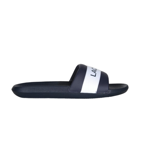 LACOSTE CROCO SLIDE Gray