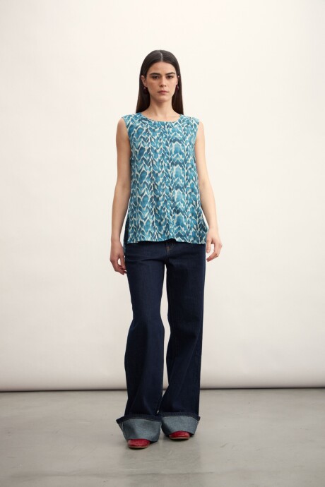 Blusa Martha Azul