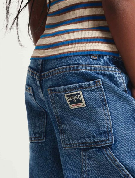 PANTALONES VAQUEROS DESGASTADOS AZUL