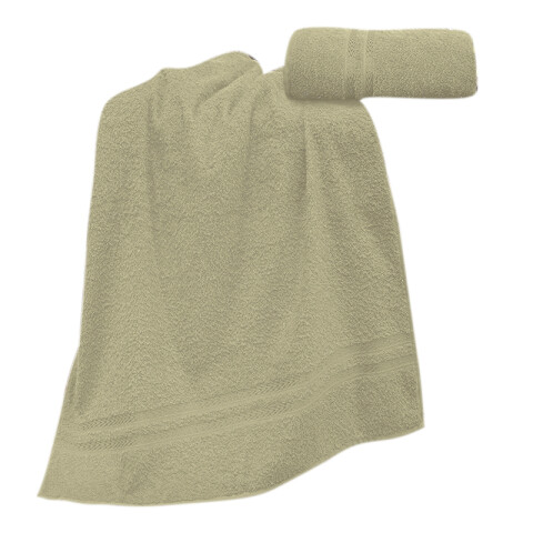 Toalla Paris 100% Algodón 65 x 140 cm Verde BEIGE