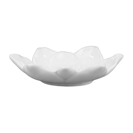 Plato de cramica con forma de flor Plato de cramica con forma de flor