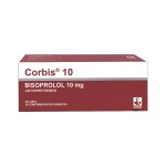 CORBIS 10 MG. CJ X 30 COMP. REC. única