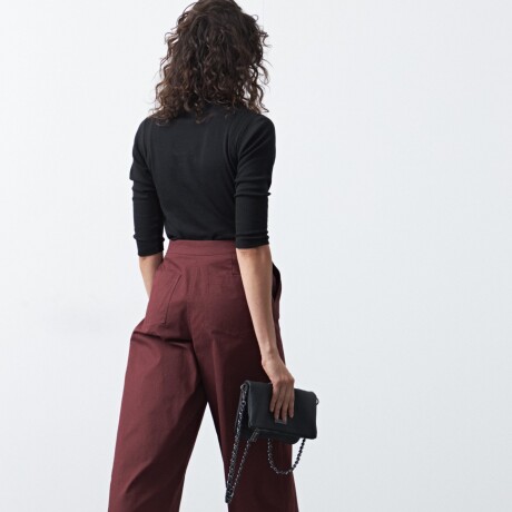 PANTALÓN LOUIZI Bordó