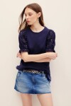 REMERA BALLOON BRODERIE Azul