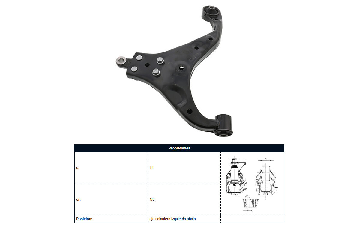 Parilla De Suspension Del Hyundai Tucson, Kia Sportage 04-25 Izq Parilla De Suspension Del Hyundai Tucson, Kia Sportage 04-25 Izq