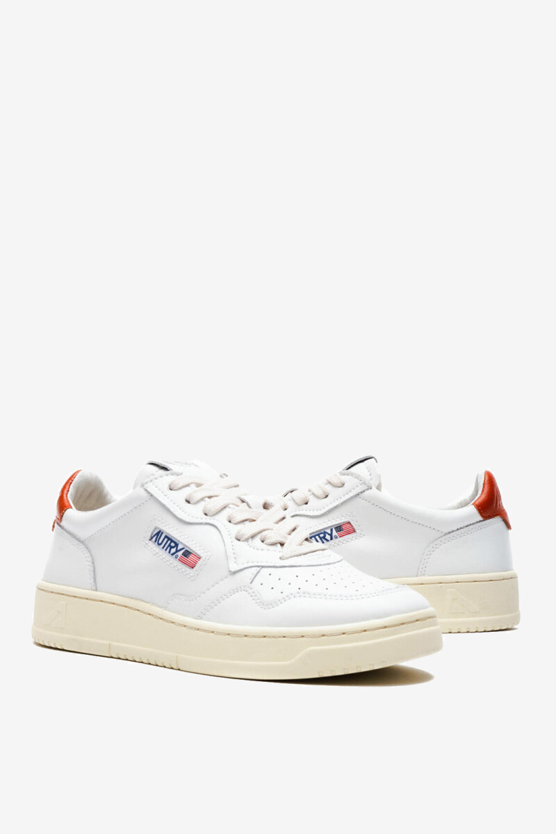 MEDALIST LOW WOM LEAT/LEAT WHT Blanco